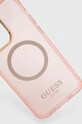Чехол на телефон Guess iPhone 14 Pro Max 6,7" GUHMP14XHTCMP розовый AA00