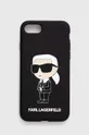 czarny Karl Lagerfeld etui na telefon iPhone 7/ 8/ SE 2020/ SE 2023 Unisex