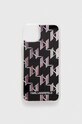 Чохол на телефон Karl Lagerfeld iPhone 14 Plus 6,7" для телефону чорний KLHCP14MLMNMK