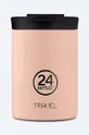 różowy 24bottles kubek termiczny Travel Tumbler 350 Dusty Pink Unisex