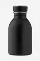 czarny 24bottles butelka Urban Bottle 250 ml Stone Tuxedo Black Unisex