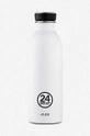 biały 24bottles butelka Urban Bottle 500 Stone Ice White Unisex