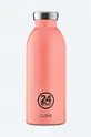 рожевий Термічна пляшка 24bottles Unisex