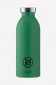 zielony 24bottles butelka termiczna Clima 500 Emerald Green Unisex