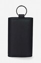 A.P.C. leather key case Hiro black PXBLH.H63475
