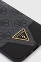 Guess etui na telefon iPhone 12/12 Pro 6,1" GUHCP12MPU4GHBK szary AA00