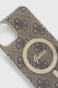 Guess etui na telefon iPhone 14 Plus 6.7" GUHMP14MH4STW beżowy AA00