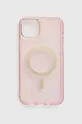 ružová Puzdro na mobil Guess iPhone 14 Plus 6.7
