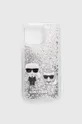 ασημί Θήκη κινητού Karl Lagerfeld iPhone 13 Pro / 13 6,1