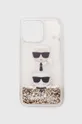χρυσαφί Θήκη κινητού Karl Lagerfeld iPhone 13 Pro / 13 6,1