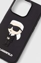 Θήκη κινητού Karl Lagerfeld iPhone 14 Pro 6.1" KLHCP14L3DRKINK μαύρο AA00