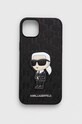 Karl Lagerfeld etui na telefon iPhone 14 Plus 6.7" na telefon czarny KLHCP14MSAKHPKK