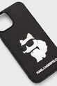 Karl Lagerfeld etui na telefon iPhone 14 6.1" KLHCP14S3DRKHNK czarny AA00