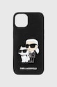 Karl Lagerfeld etui na telefon iPhone 14 6.1" aplikacja czarny KLHCP14SSANKCPK