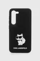 fekete Karl Lagerfeld telefon tok S23 S911 Uniszex