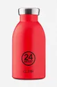 czerwony 24bottles butelka termiczna Clima Bottle 330ml Stone Hot Red Unisex