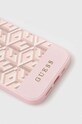 Guess husă pentru telefon iPhone 14 6,1" GUHMP14SHGCFSEP roz AA00