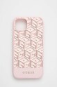 Θήκη κινητού Guess iPhone 14 Plus 6,7" για τηλέφωνο ροζ GUHMP14MHGCFSEP