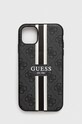 Puzdro na mobil Guess iPhone 11 / Xr na mobil sivá GUHMN61P4RPSK