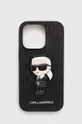 fekete Karl Lagerfeld telefon tok iPhone 14 Pro 6,1