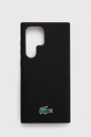 Etui za telefon Lacoste S23 Ultra S918 Za telefon črna LCHCS23LSLOK