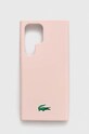 Etui za telefon Lacoste Galaxy S23 Ultra S918 za telefon roza LCHCS23LSLOLP