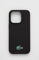 Θήκη κινητού Lacoste iPhone 14 Pro 6,1" για τηλέφωνο μαύρο LCHMP14LSLOK