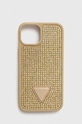 Θήκη κινητού Guess iPhone 14 6,1" για τηλέφωνο χρυσαφί GUHCP14SHDGTPD