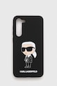 Θήκη κινητού Karl Lagerfeld S23+ S916 για τηλέφωνο μαύρο KLHCS23MSNIKBCK