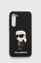 črna Etui za telefon Karl Lagerfeld S23+ S916 Unisex