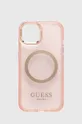 ružová Puzdro na mobil Guess iPhone 13 6,1