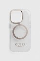 Puzdro na mobil Guess iPhone 14 Pro 6,1" na mobil zlatá GUHMP14LHTRMD