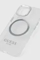 Чехол на телефон Guess iPhone 14 6,1 серебрянный