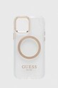 Чохол на телефон Guess iPhone 12/ 12 Pro 6,1" для телефону золотий GUHMP12MHTRMD