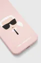 Karl Lagerfeld custodia per telefono iPhone 14 Plus 6,7 rosa