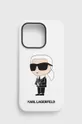 bianco Karl Lagerfeld custodia per telefono iPhone 14 Pro 6,1 Unisex