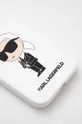 Karl Lagerfeld custodia per telefono iPhone 14 Pro 6,1 bianco