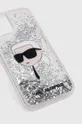 Θήκη κινητού Karl Lagerfeld iPhone 14 6,1 ασημί
