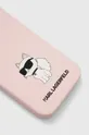 Чохол на телефон Karl Lagerfeld iPhone 14 Pro 6,1 рожевий
