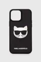 μαύρο Θήκη κινητού Karl Lagerfeld iPhone 13 Pro Max 6,7 Unisex