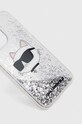Karl Lagerfeld etui na telefon iPhone 14 Pro Max 6,7 KLHCP14XLNCHCS srebrny AA00