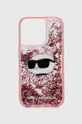 ροζ Θήκη κινητού Karl Lagerfeld iPhone 14 Pro 6,1 Unisex