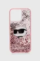 ροζ Θήκη κινητού Karl Lagerfeld iPhone 14 Pro Max 6,7 Unisex