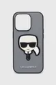 ασημί Θήκη κινητού Karl Lagerfeld iPhone 14 Pro 6,1 Unisex
