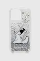ασημί Θήκη κινητού Karl Lagerfeld iPhone 13 Pro / 13 6,1 Unisex