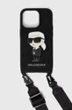 μαύρο Θήκη κινητού Karl Lagerfeld iPhone 14 Pro 6,1 Unisex