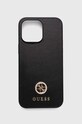 Θήκη κινητού Guess iPhone 14 Pro Max 6.7 για τηλέφωνο μαύρο GUHCP14XPS4DGPK