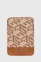 коричневий Чохол на банківські карти на магніті Guess Unisex