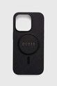 Θήκη κινητού Guess iPhone 14 Pro 6.1 για τηλέφωνο μαύρο GUHMP14LPSAHMCK