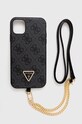 Θήκη κινητού Guess iPhone 11 / Xr 6.1 για τηλέφωνο γκρί GUHCN61P4TDSCPK
